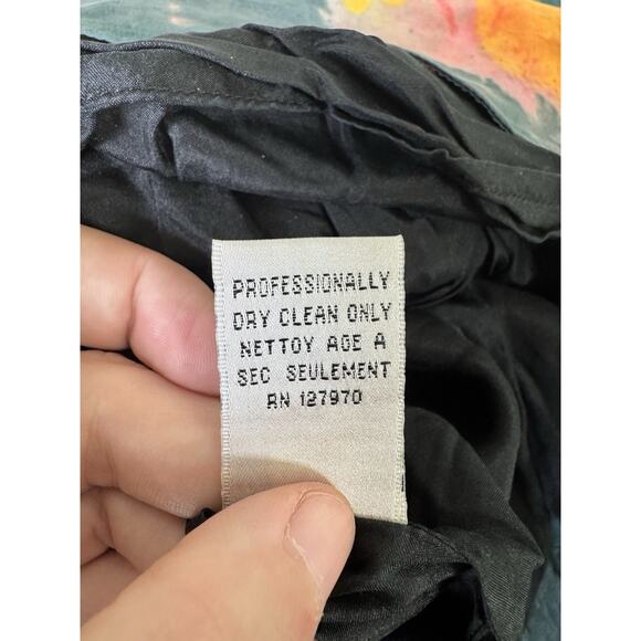 Mint By Jodi Arnold Dress Asymmetrical Art To Wear Silk Size 4 Cocktail Party - Picture 9 of 12